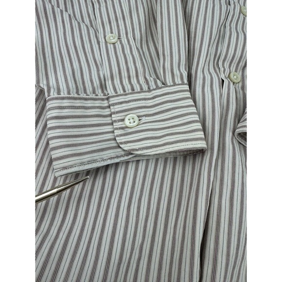 Ralph Lauren Men's McMeel XL Striped 100% Cotton Long Sleeve Button Up Shirt - Picture 10 of 11